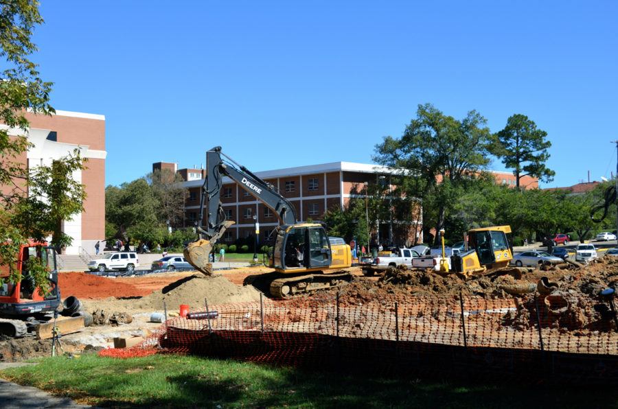 The new parking lot will be located across from the Liberal Arts Building and will be an open zone, providing 148 spaces for students, faculty and staff. -  Kelley Joe Brumfield