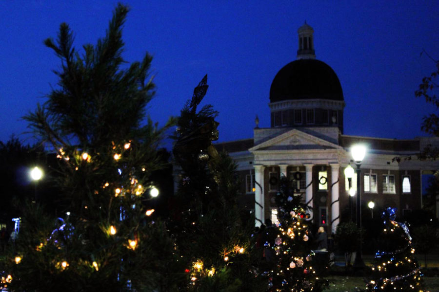 Students, alumni and the Hattiesburg community joined together to spread holiday cheer at USMs annual Lighting the Way event last year. Instead of christmas trees, this year, organizations can purchase lanterns to place around the front of campus. The event will take place this Wednesday at 5:30 p.m. -Kara Davidson