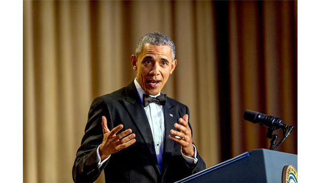 Obama enjoys last laughs at correspondent dinner
