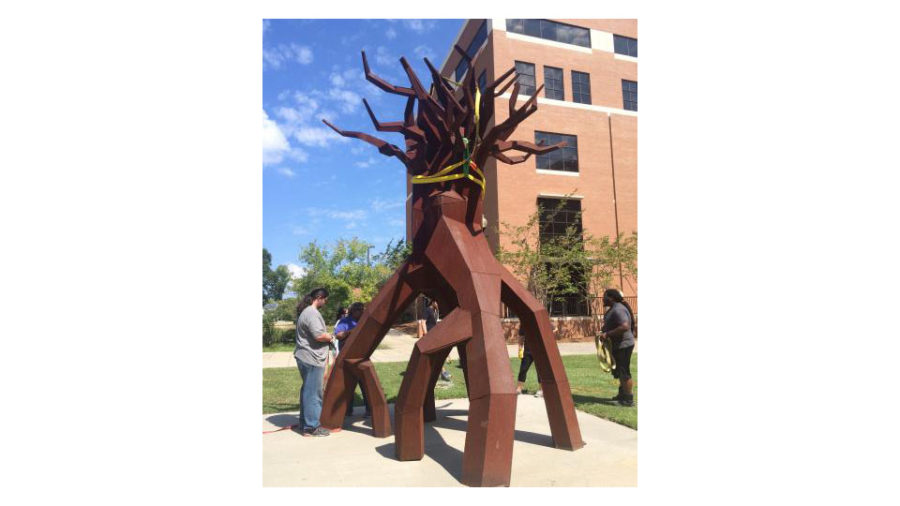College of Arts and Letters installs new sculptures