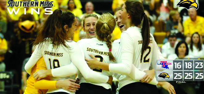 USM sweeps Lady Techsters at conference
