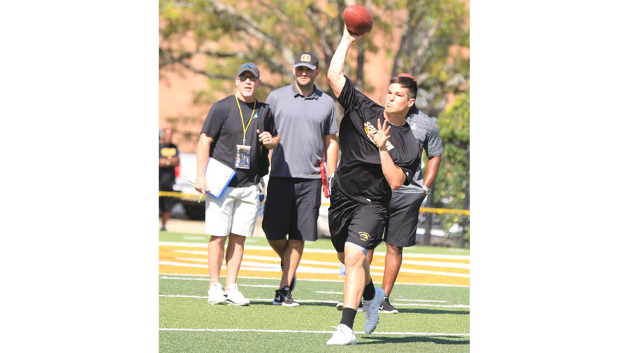 Former record-setting quarterback Nick Mullens signed a free-agent deal with the San Francisco 49ers after his name was not called in the NFL Draft from April 27-29. Julius Kizzee/Printz