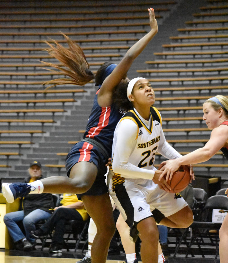 Southern Miss wins one, loses one in Lady Eagle Thanksgiving Classic
