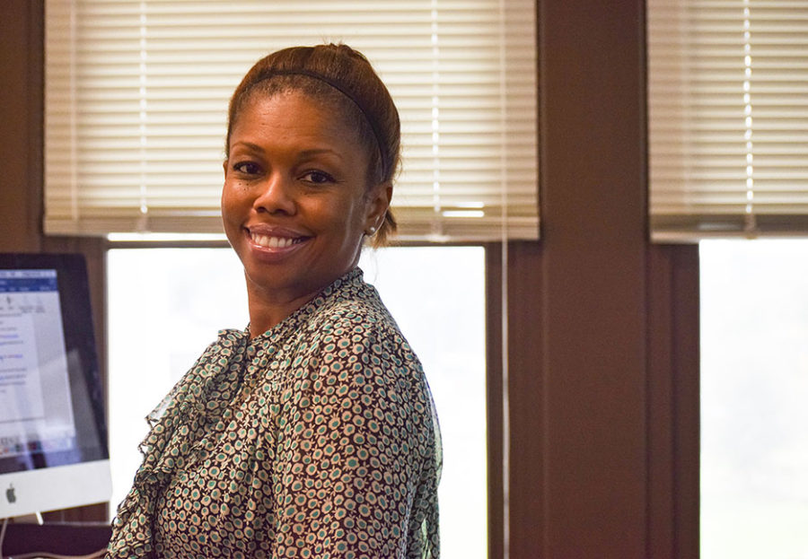 Cheryl Jenkins, Ph.D., is part of the 3% black full-time faculty. Photo by Bethany Morris. 