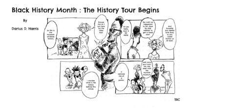 Black History Month: The History Tour Begins Cartoon