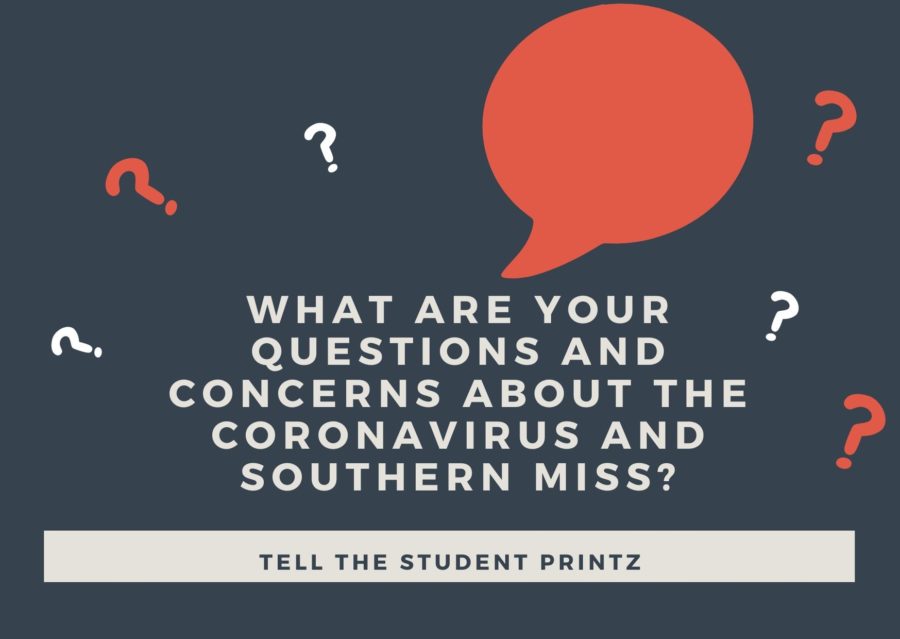 What questions or comments do you have about coronavirus and Southern Miss?