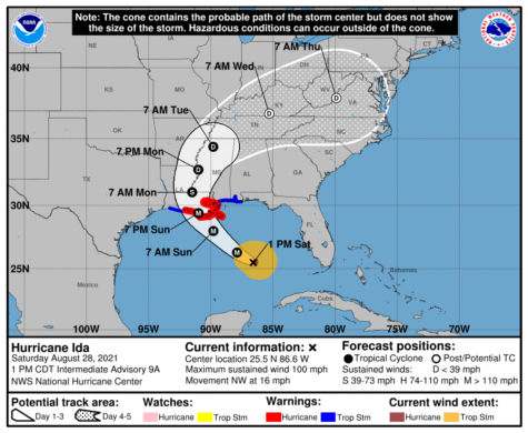 University of Southern Mississippi closes operations on Monday ahead of Ida