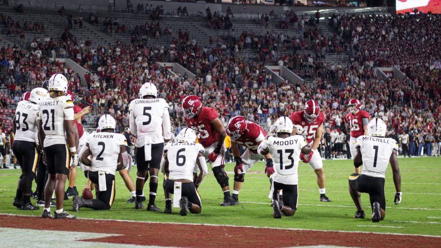 No. 1 ranked Crimson Tide rolls over Southern Miss