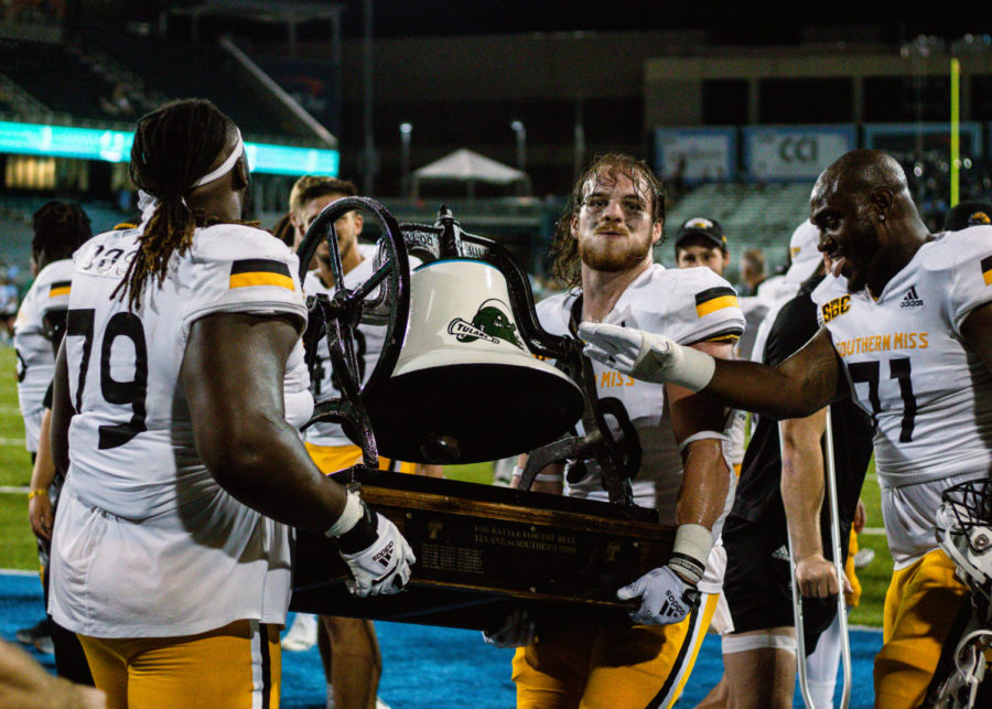 Southern Miss rings the bell in 27-24 win against Tulane