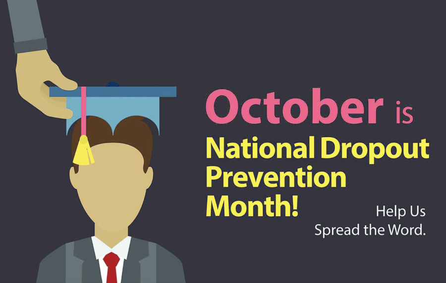Flyer for National Dropout Prevention Month. | Courtesy of National Dropout Prevention Center.
