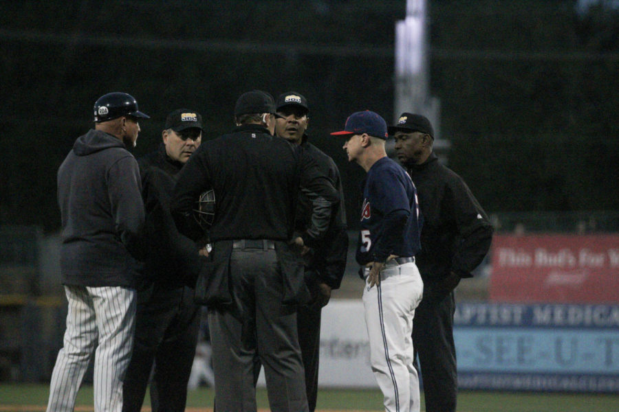 Southern Miss – Ole Miss baseball game ruled “no contest” after playing conditions deemed unsafe.