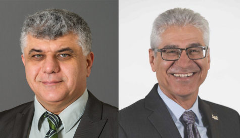 Mohamad S. Qatu from Eastern Michigan, left, and Farshad Fotouhi from Wayne State University are both finalists for the provost position at USM.