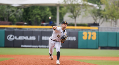 Tanner Hall throws complete game of three hit ball; Southern Miss destroys James Madison to open tourney play.