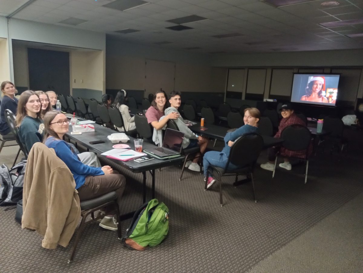 Members of WiSE watched the girlhood classic Mean Girls for Galentines Day.