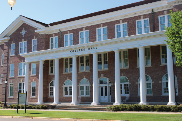 College Hall is the home of the new Roy Howard Community Journalism Center.