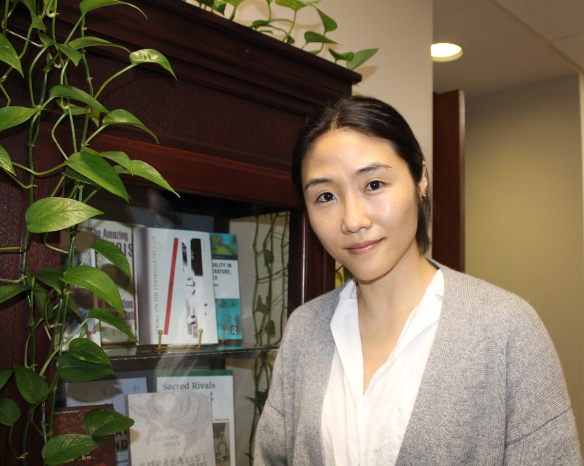 Dr. Ery Shin, an assistant professor at The University of Southern Mississippi, was recently recognized at the Mississippi Book Festiva for her novel, “Spring on the Peninsula.” 