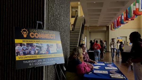 Southern Miss students and community organizations gather at the USM Community Connect Fair.