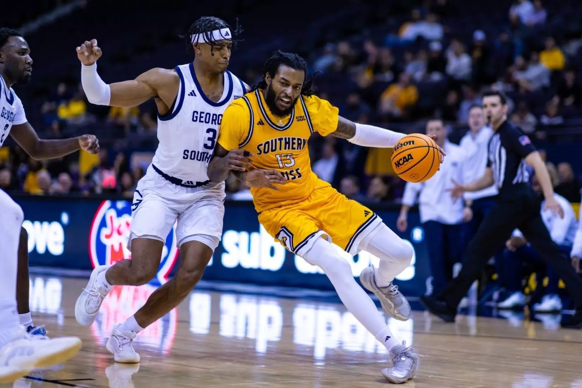 The Southern Miss men’s basketball team (11-22, 5-13 Sun Belt) recently concluded its season with a 78-64 loss to Georgia Southern (17-15, 8-10 Sun Belt) in the second round of the Sun Belt Championships.