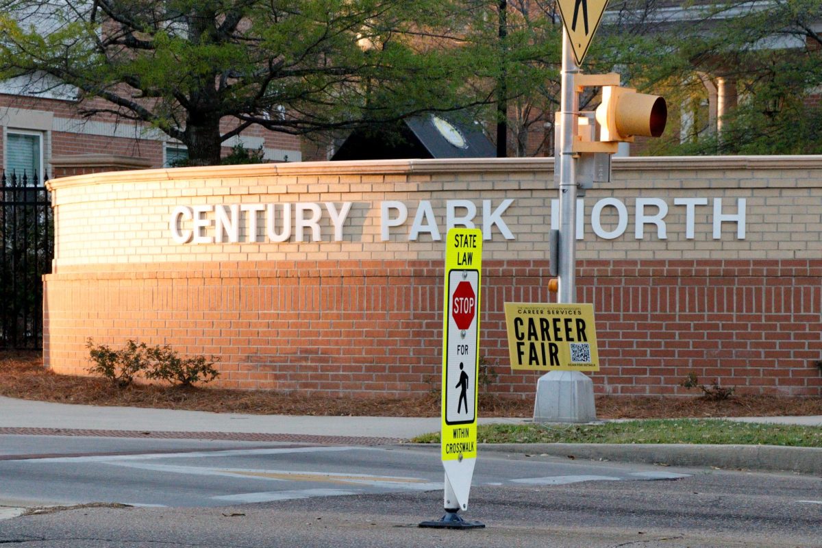 A Southern Miss student was struck by a vehicle this evening at the West 4th Street crosswalk, University Police confirmed. The student sustained minor injuries and was transported to a local hospital. Stay tuned as the Southern Miss Student Miss investigates crosswalk safety on campus.