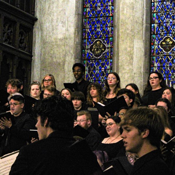 Chorale members singing the music of James Quitman Mulholland at The Southern Choral concert on April 22. 