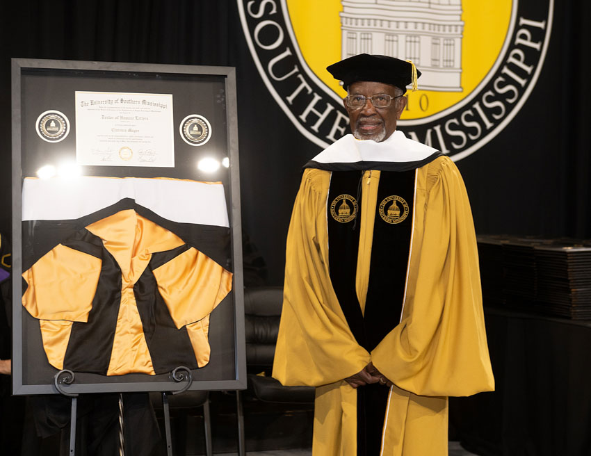 USM Awards Honorary Doctorate to Clarence Magee