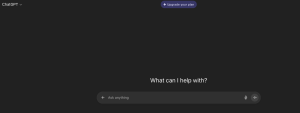 A screenshot of ChatGPT