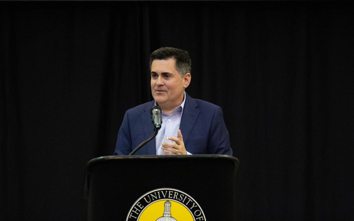 USM alumnus Russell Moore spoke on faith, theology, work and navigating those issues in the current political climate.