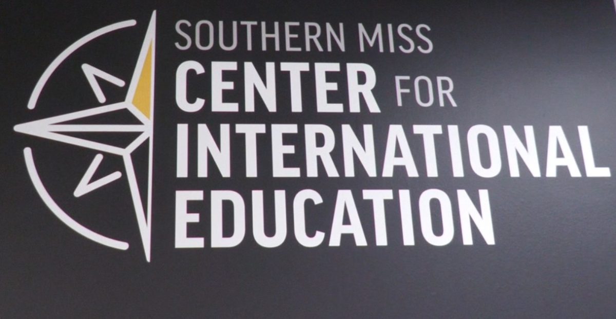 Southern Miss Center for International Education is located in the International building located behind the LAB.