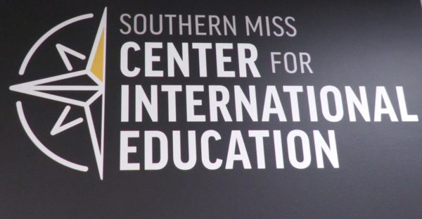 Southern Miss Center for International Education is located in the International building located behind the LAB.