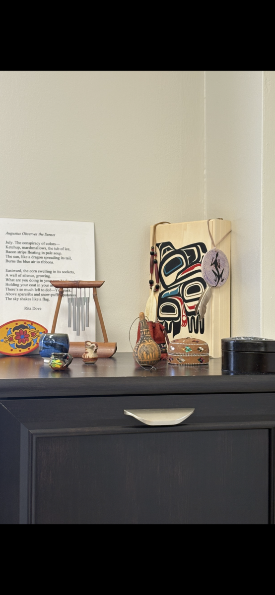 Artifacts within the Black Studies Center.
