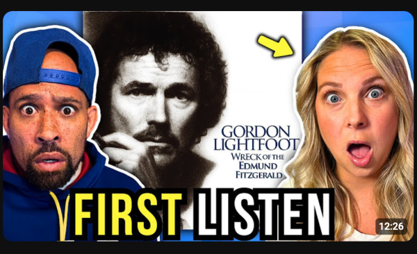 YouTube thumbnail for Black Pegasus' reaction to Gordon Lightfoot's "The Wreck of the Edmund Fitzgerald"