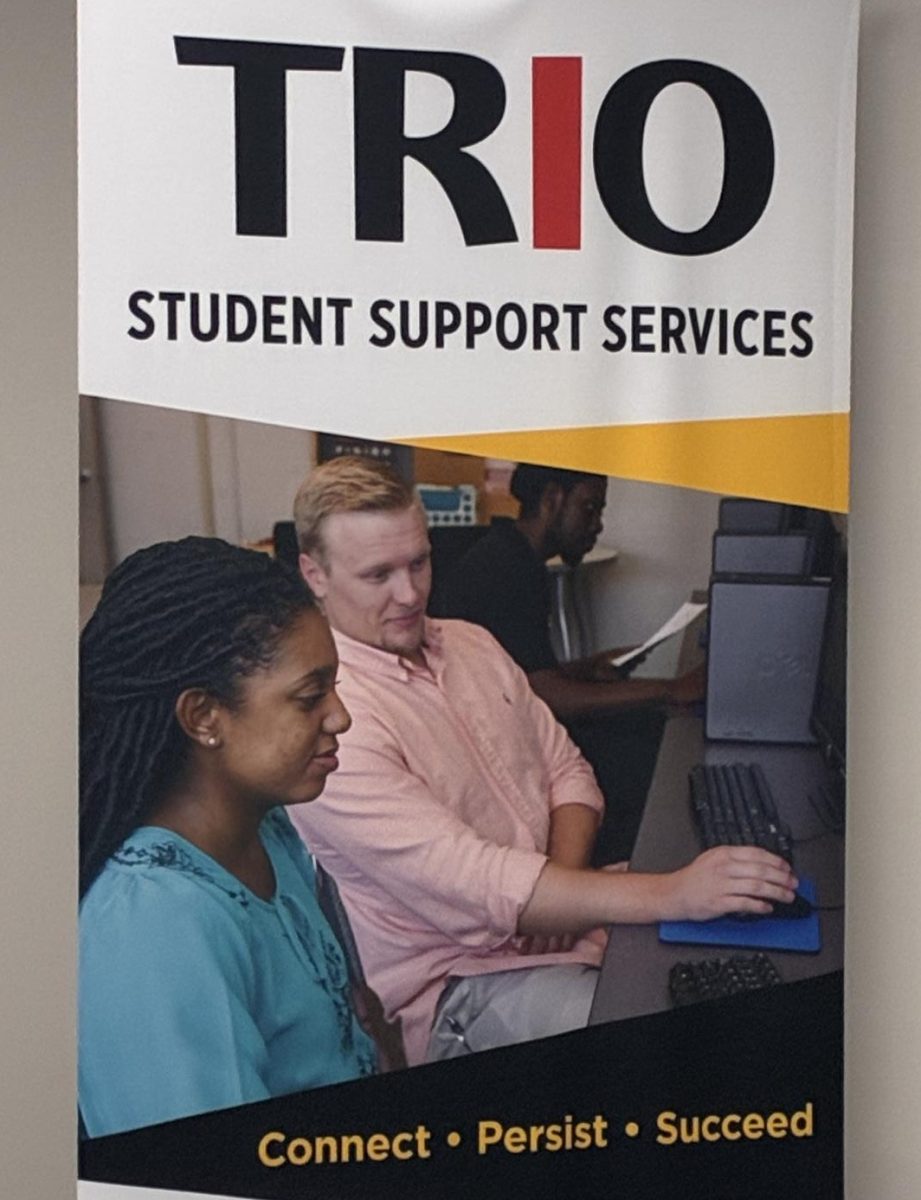 TRIO is located in Room 109 on the first floor of Cook Library.