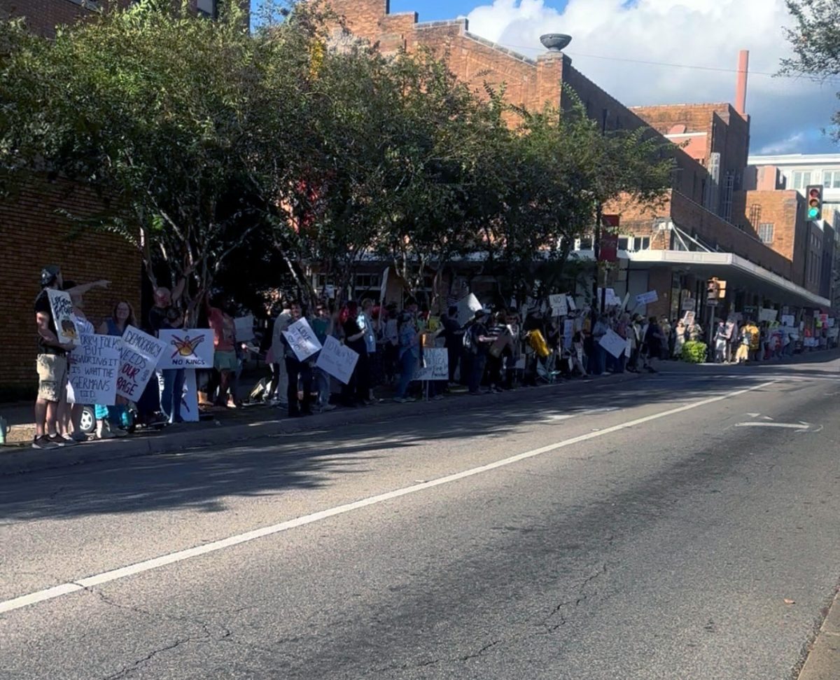 'No Kings' protest on Oct. 18 in downtown Hattiesburg