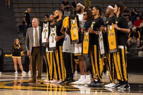 USM Senior Basketball players played their last home game on Saturday, Feb. 21, at the Reed Green Coliseum.