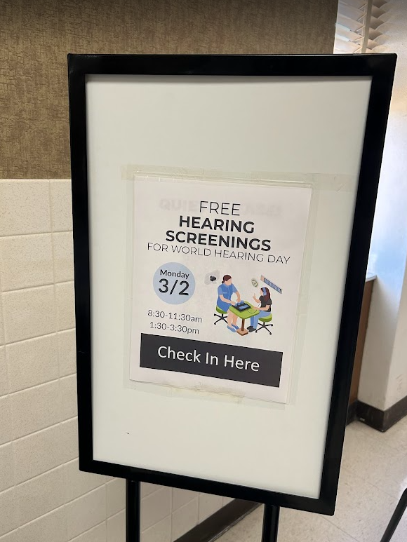 Audiology students provide free hearing screenings for World Hearing Day