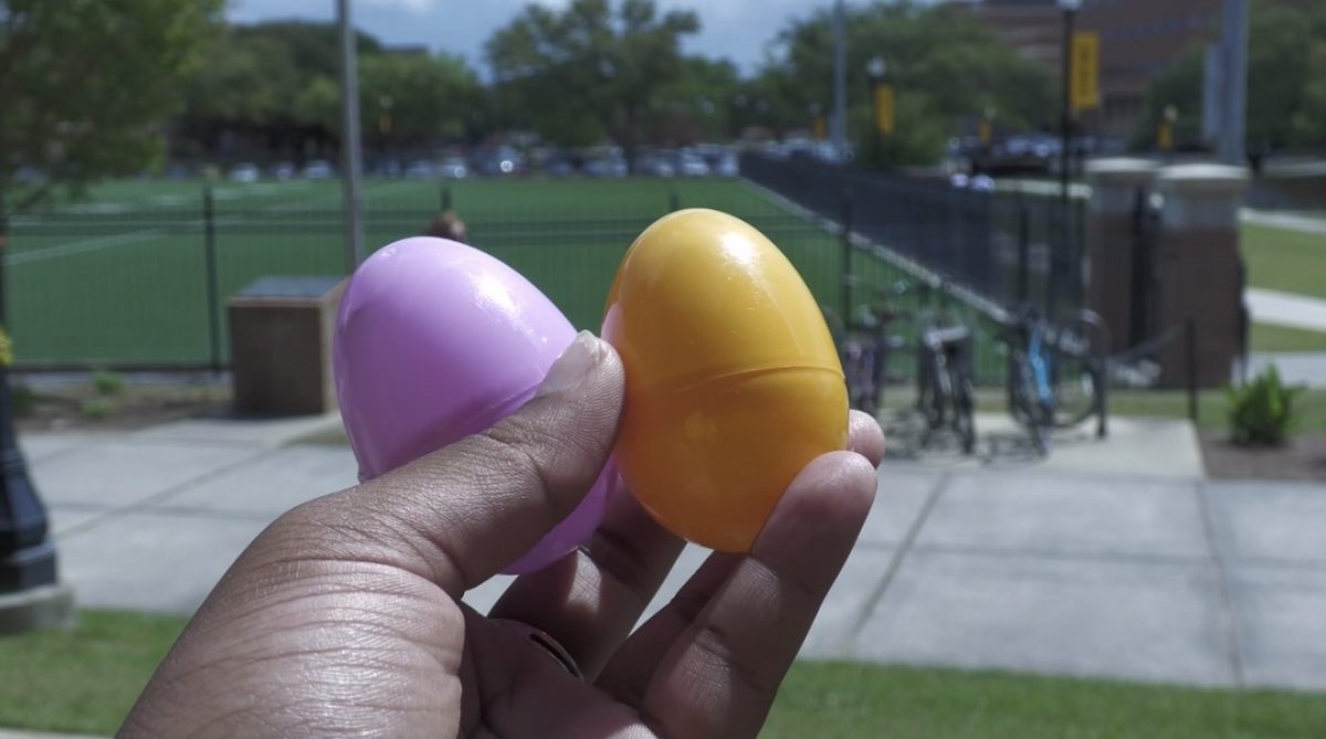 Easter eggs found during the Payne Center’s egg hunt