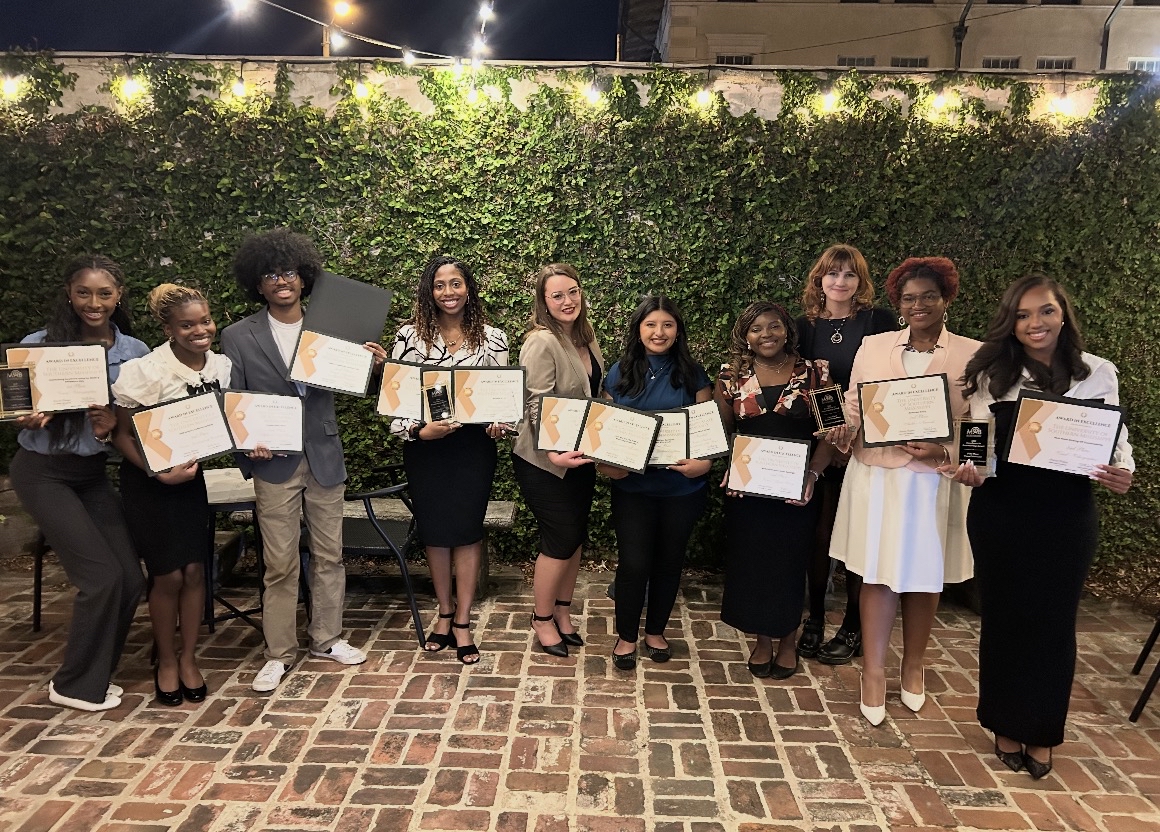 SM2 students at the MAB awards. 