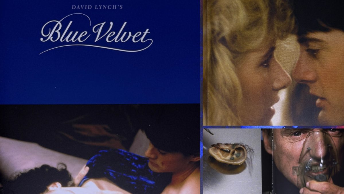 Photo collage of DVD posters of Blue Velvet (The Criterion Collection) [Blu-ray]