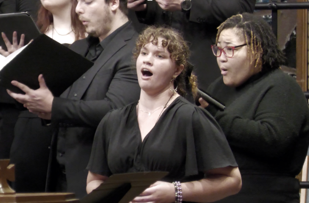 
Emma Walker and Southern Chorale performing at Parkway Heights United Methodist Church on March 30.
