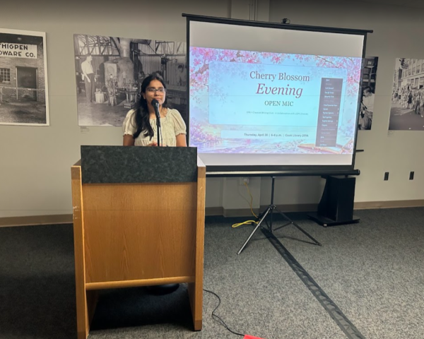 The Poetry Open Mic was held on April 30.